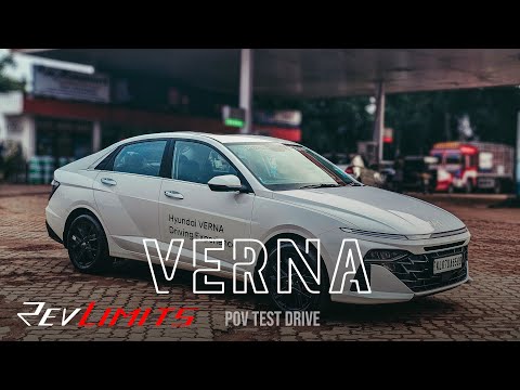 2023 HYUNDAI VERNA SX(O) | (1.5L - 157 BHP TURBO 6MT ) | POV Test Drive #78 | RevLimits