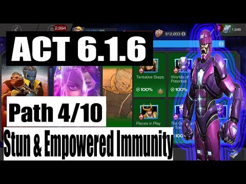 Act 6.1.6 Path 4/10 (Stun & Empowered Immunity Path) - Marvel Contest of Champions