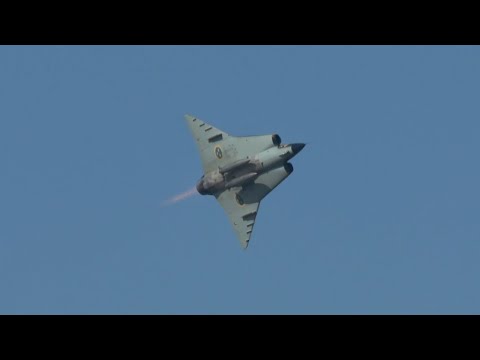 [4K] SWAFHF J35 Saab Draken Demo Display Belgian Airforce Days 2023