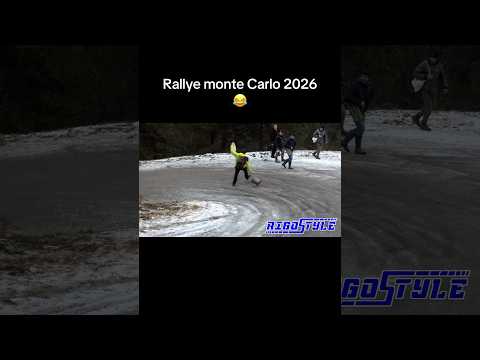 WRC rallye monte Carlo 2026 Fail spectateur 😂 #wrc #rallyemontecarlo #fail #funny #drole #gamelle