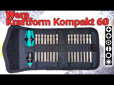 Wera Kraftform Kompakt 60 review German bit holder screwdriver