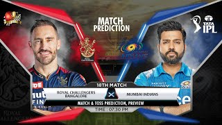 RCB vs MI IPL 2022 18th Match Prediction- 9 April| Bangalore vs Mumbai IPL Match Prediction #ipl2022