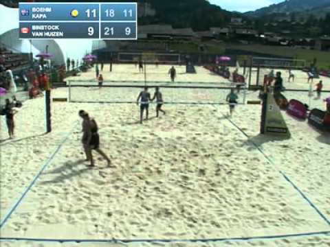 Boehm-Kapa AUS vs. Binstock-Van Huizen CAN Qual Round 1 Grand Slam Gstaad WORLD TOUR 2011