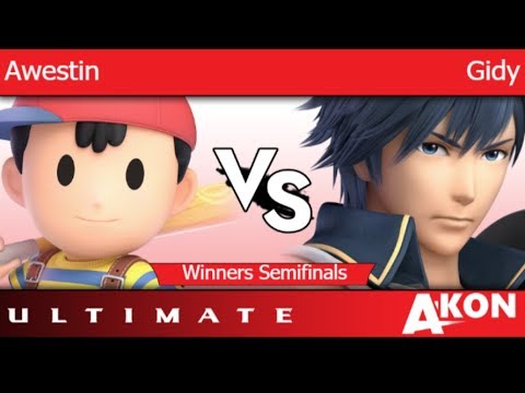 AKON 2019 - TLOC | Awestin (Ness) vs Si | Gidy (Chrom) Winners Semifinals - SSBU