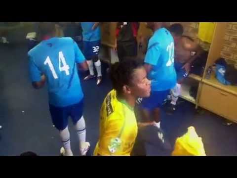 Behind the Scenes | Mamelodi Sundowns FC VS Powerlines FC | locker room