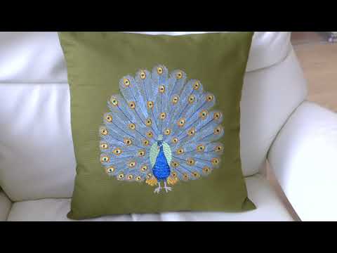 ✂️ Deco-Kissen sticken mit der Stickmaschine Janom