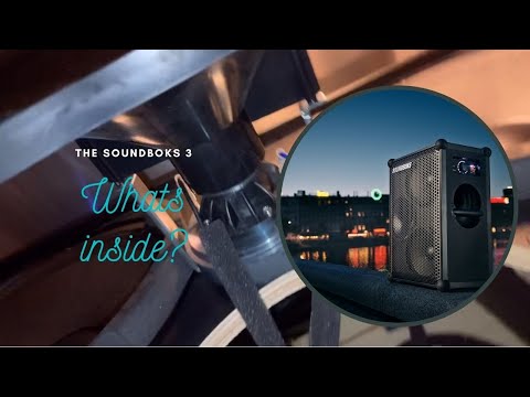 The "Soundboks" 3 inside.