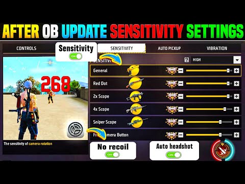 Free Fire Auto Headshot Trick 2025 Sensitivity | 2gb, 4gb, 6gb, 8gb Ram Headshot Sensitivity Setting
