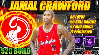 This NEW $20 BUDGET JAMAL CRAWFORD Replica Build Will DOMINATE Season 4 Of NBA 2K24