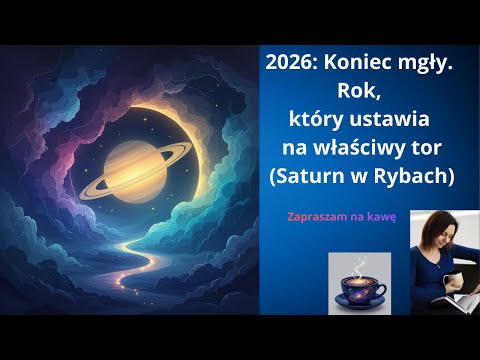 2026: Koniec mgły. Rok, który ustawia na właściwy tor (Saturn w Rybach)