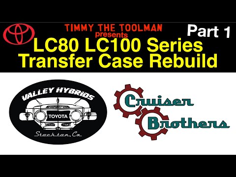 80/100 Series Transfer Case Rebuild/Modification (Low/High Range Gears & Part Time 4wd Kit) (Part 1)