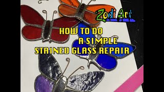 How to do a Simple Stained Glass Repair