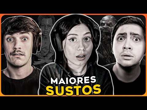STREAMERS EM PÂNICO! - OS MAIORES SUSTOS EM LIVE