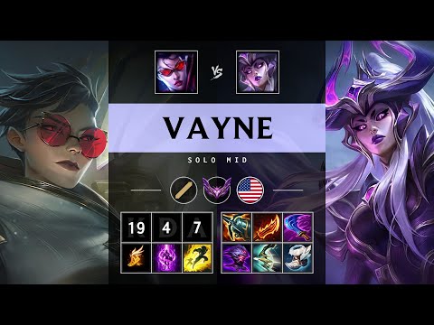 Vayne Mid vs Syndra: Triple Kill, Legendary - NA Master Patch 14.23