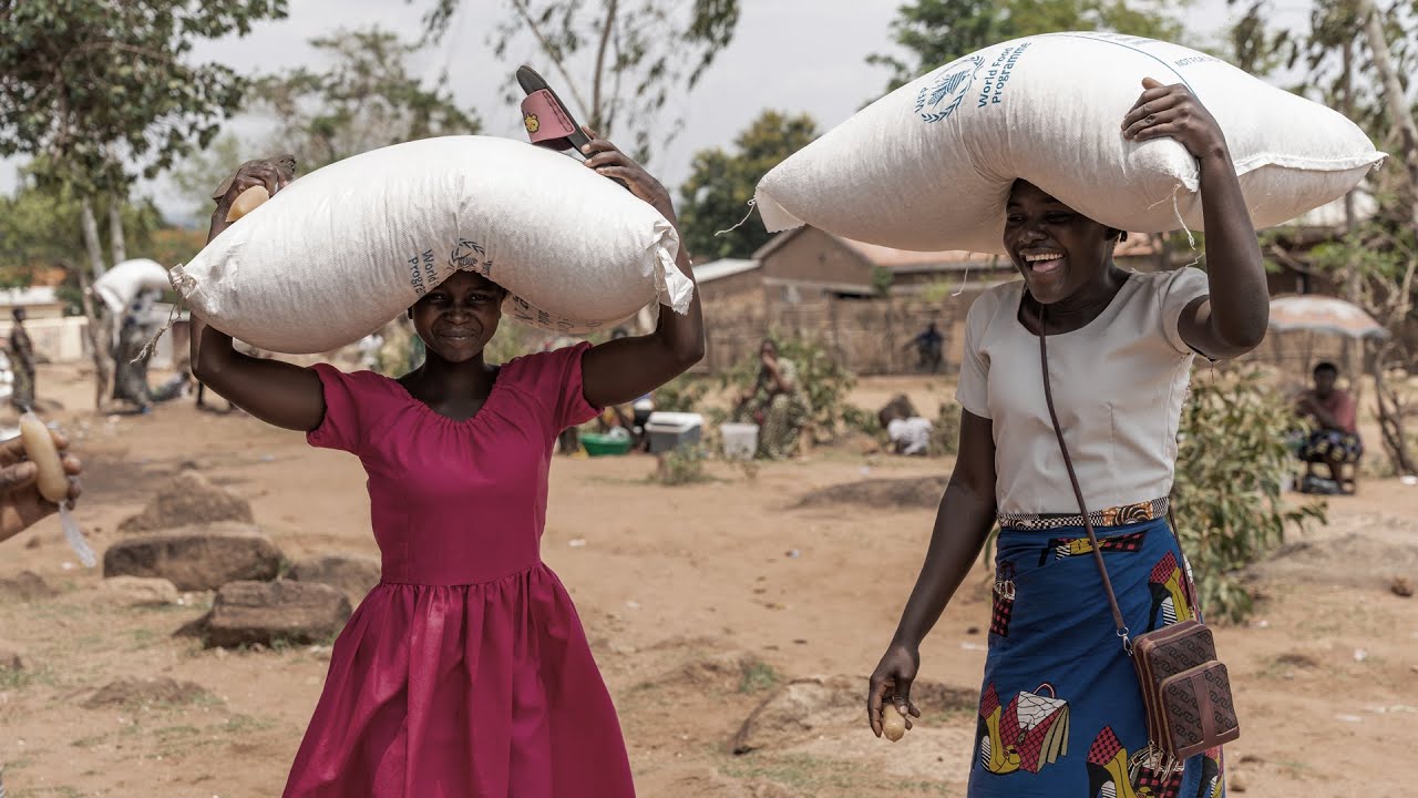Maize Distribution to families affected by food insecurity in Phalombe, Malawi