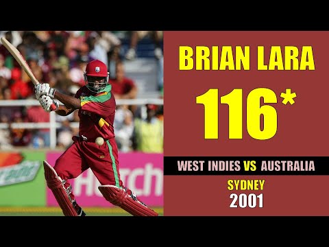 Brian Lara's last ODI hundred against Australia | 4th ODI in 2001