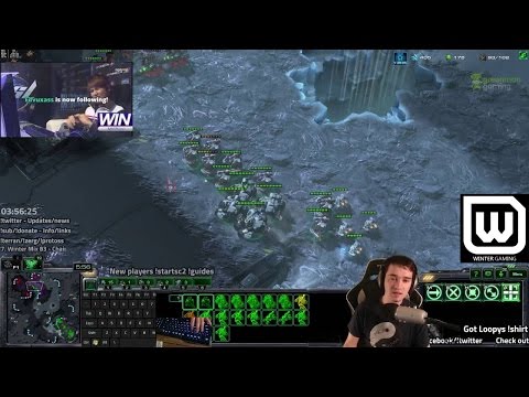 Winter(Terran) vs Livibee(Zerg) - Cyclones OP on the balance test map (for real though)