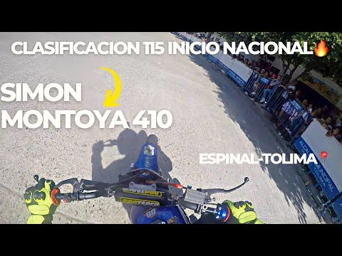 Clasificacion 115 Inicio, 1ra Valida Departamental De Motovelocidad, Simon Montoya #410