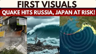 LIVE : 8.0 EarthQuake Near Russia Sparks Tsunami Warning!|Strongest Earthquake Since 2011 In Pacific