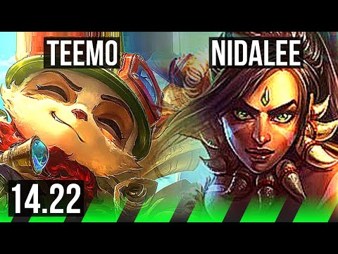 TEEMO vs NIDALEE (JGL) | KR Master | 14.22