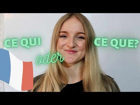 CE QUI oder CE QUE? - Einfach erklärt // LANGUAID