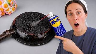 How to Clean the pan from old stains and grease! Easiest and Fastest and Way!