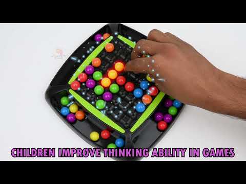 WISHKEY Plastic Colorful Rainbow Ball Matching Elimination Game