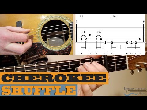 “Cherokee Shuffle” | Traditional – Intermediate Guitar Lesson with TAB