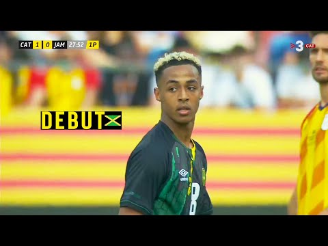 Omari Hutchinson Debut vs Catalonia | Jamaica 2022