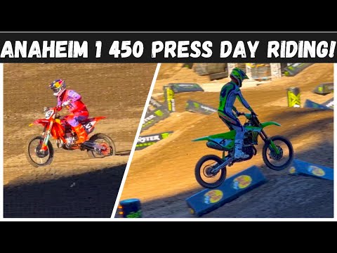 1st Bikes on Track for Supercross 2026 at Anaheim! Sexton, Tomac, Webb, Roczen, Hunta, Prado & More