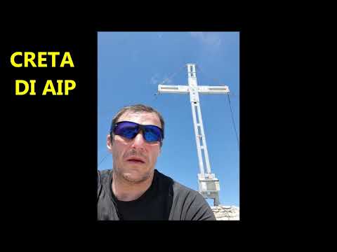 Il " TRITTICO + 1"  Terza tappa  Creta di Aip dalla "ferrata crete rosse"