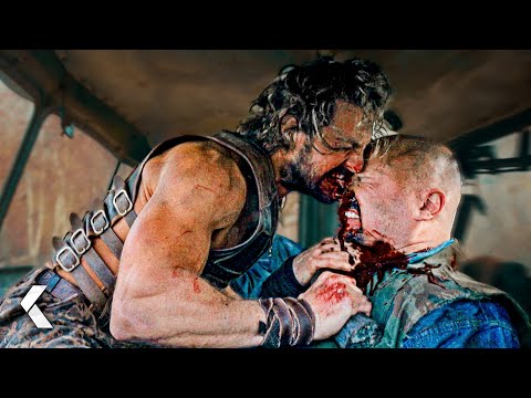Kraven vs. Poachers Fight Scene - KRAVEN THE HUNTER Clip (2024) | Russell Crowe
