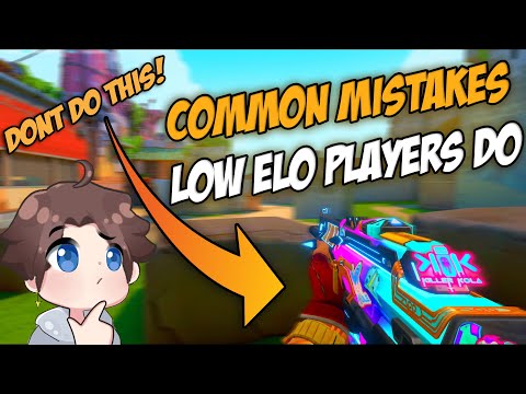 5 COMMON *MISTAKES* LOW ELO PLAYERS MAKE ｜ Valorant Guide 2022