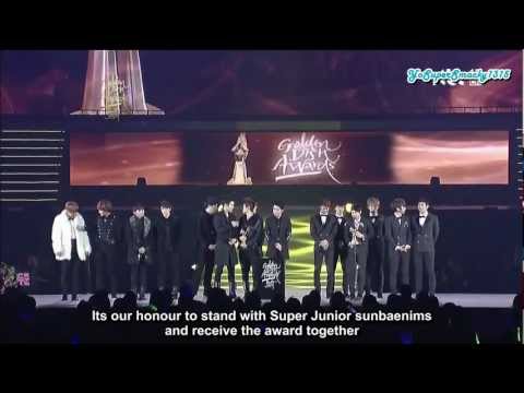 [Eng Sub] 120119 GDA - Bonsang (B2ST & Super Junior)