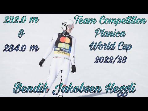 Bendik Jakobsen Heggli - 232.0 m & 234.0 m Team Competition Planica 2022/23
