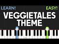 VeggieTales Theme EASY Piano Tutorial
