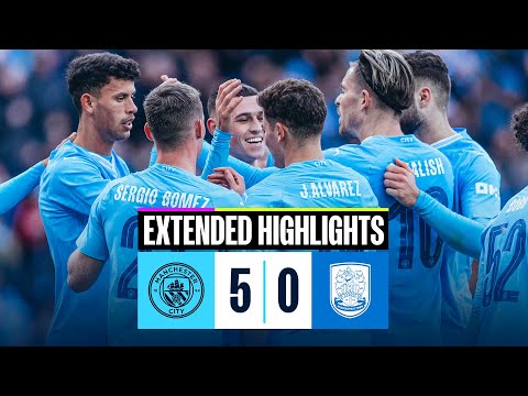 EXTENDED HIGHLIGHTS | Man City 5-0 Huddersfield Town | De Bruyne is BACK!