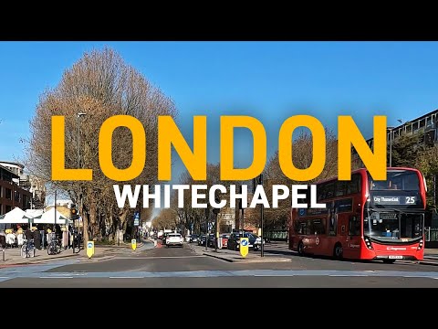 Cycling in London #14 [ 4K ] Whitechapel • Mile End • Stepney Green