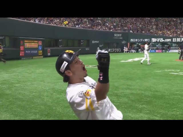 【5回裏】ホークス・松田が千賀を援護する勝ち越しアーチ!!  2017/5/9 H-Bs