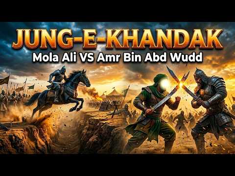 Jung-e-Khandaq Ka Waqia | Hazrat Ali ne Khandaq Phlngne wale Amr Ibn Wadd ko haraya | Ghazwa-e-Ahzab
