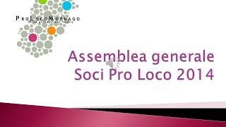 preview picture of video 'Presentazione  Pro Loco Mornago 2014'