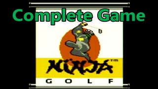Ninja Golf Complete Game Playthrough Atari 7800 - The No Swear Gamer