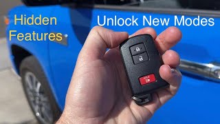 Toyota Smart Key Fob tricks, modes, and hidden features, anti-theft, physical key