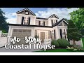 [ bloxburg ] 🐚 budget two story coastal home - 33k! ꒰ no advanced placing build ꒱