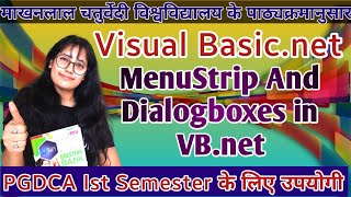 Download the video "Vb.net menu strip control | Visual Basic Beginner - Menu Strip , Tool Strip , Status Strip | PGDCA"
