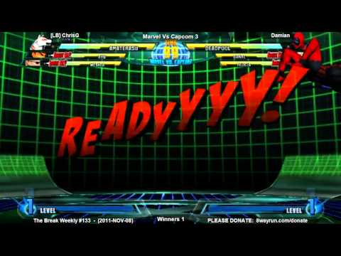 The Break Weekly #133 - MvC3 W2 - [LB] ChrisG VS Damian