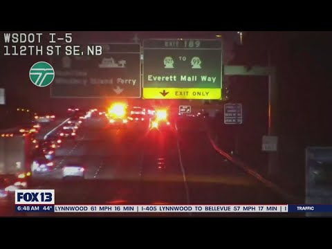 Troopers investigate armed robbery near I-5 in Everett