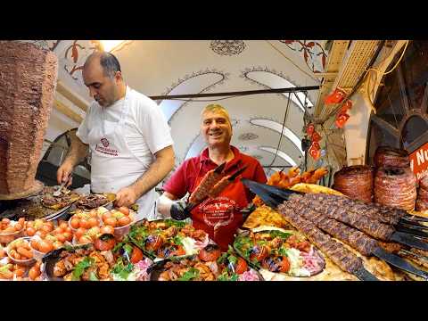 BEST Turkish Street Food Compilation - What to Eat in Turkiye, Kilis and Istanbul GrandBazaar