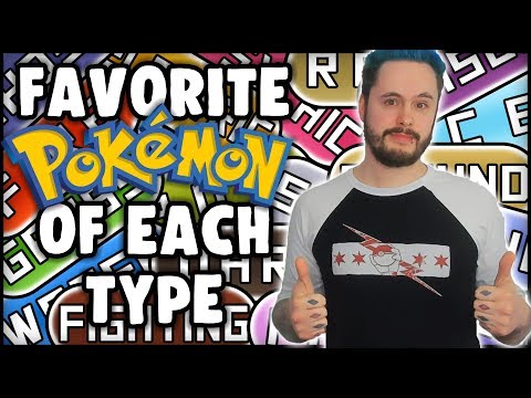 Favorite Pokémon of Each Type