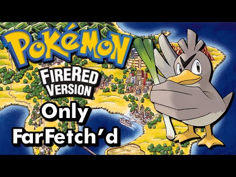 Can You Beat Pokemon Fire Red With Only Farfetch'd? | No Items, Solo Pokemon Challenge